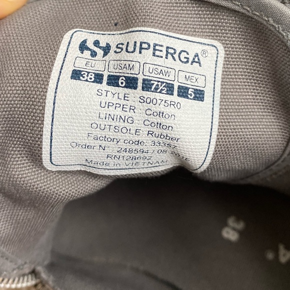 Superga Women's 2224 Cotdu Fashion Sneaker - size 38 - Picture 8 of 8